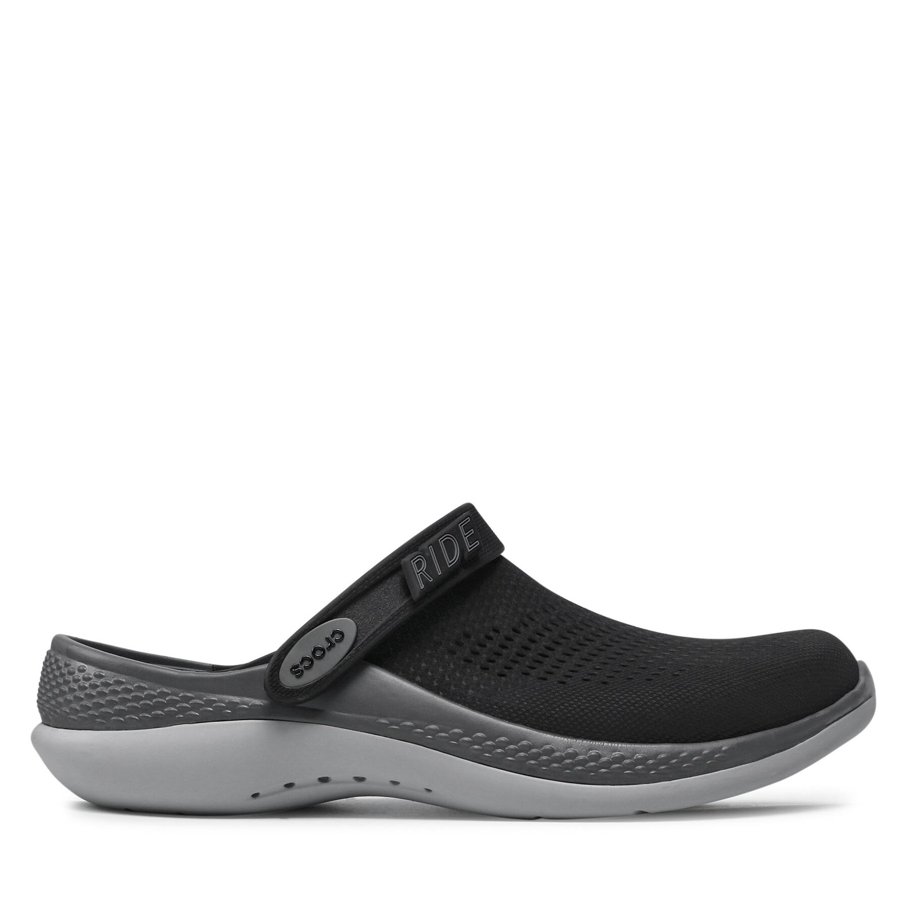 Pantoletten Crocs Literide 360 Clog 206708 Black/Slate Grey von Crocs