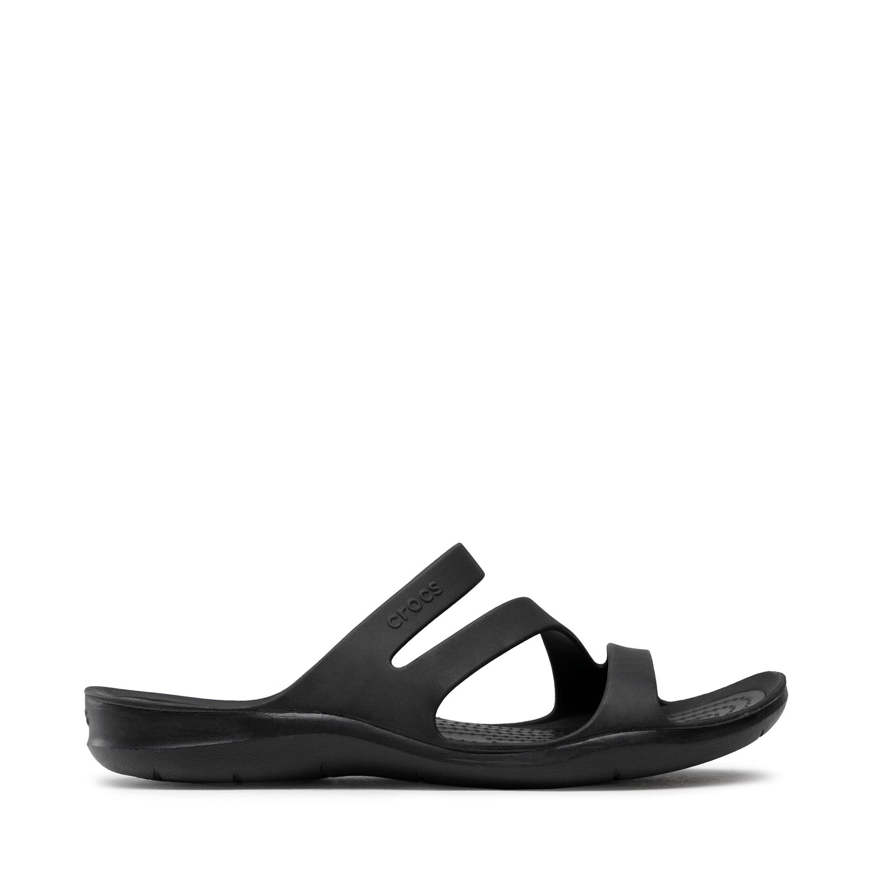 Pantoletten Crocs Swiftwater Sandal W 203998 Black/Black von Crocs