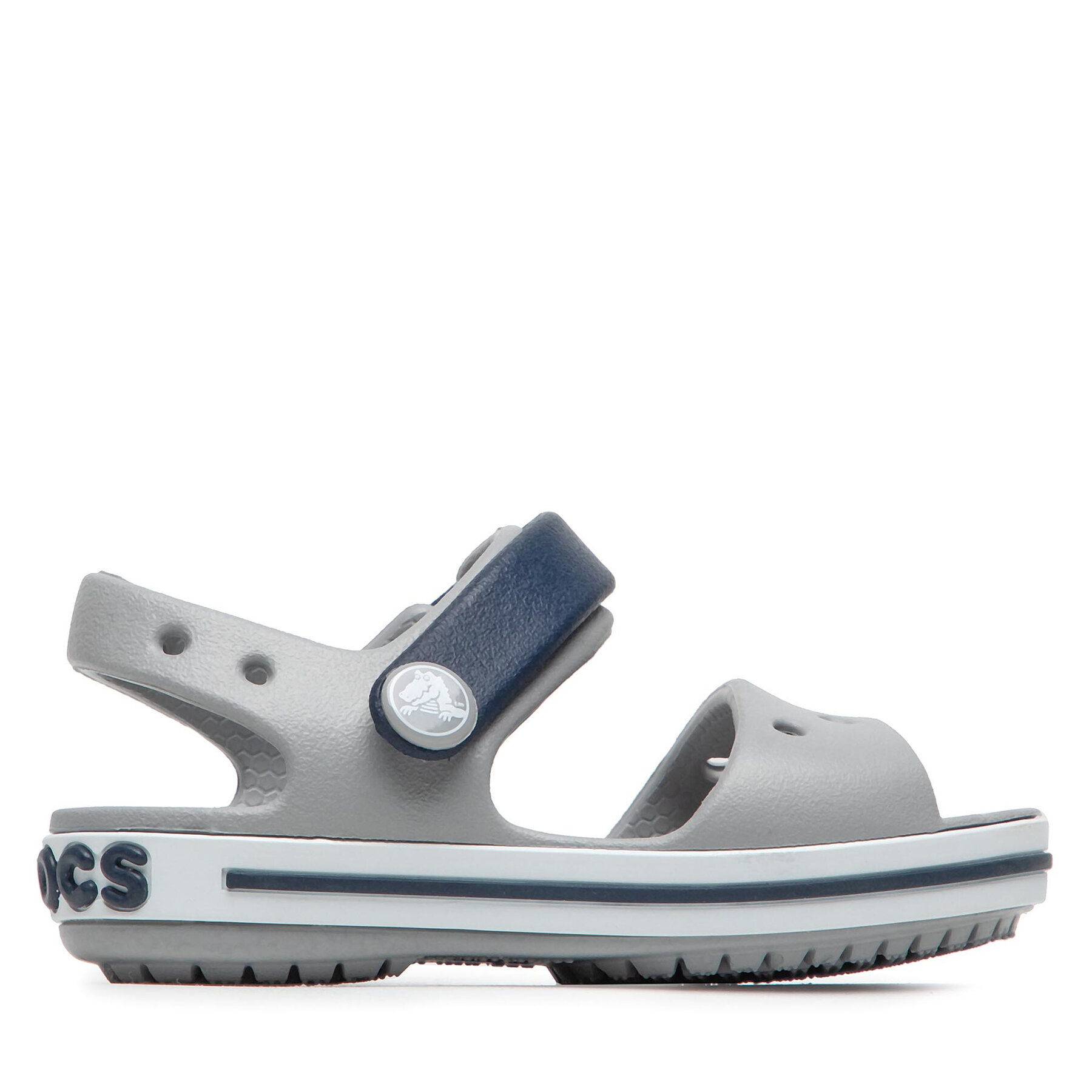 Sandalen Crocs Crocband Sandal 12856 Light Grey/Navy von Crocs