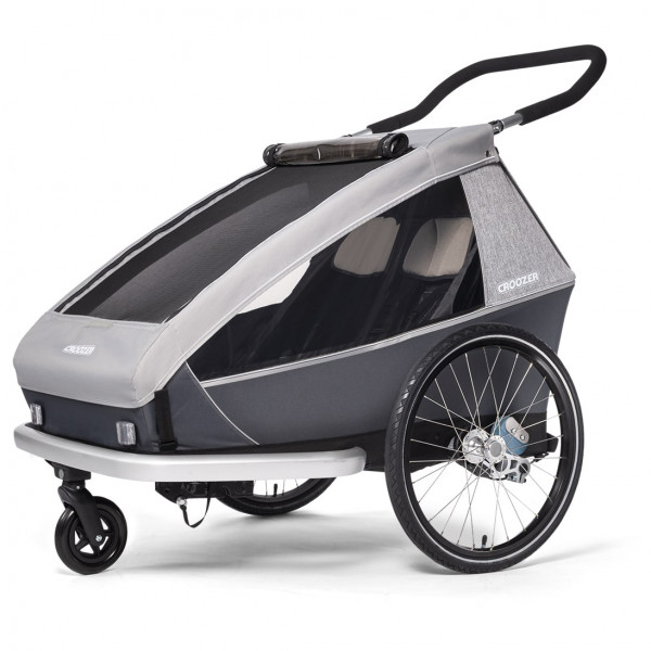 Croozer - Croozer Kid Keeke 2 - Kinderanhänger grau Croozer - Croozer Kid Keeke 2 - Kinderanhänger grau von Croozer
