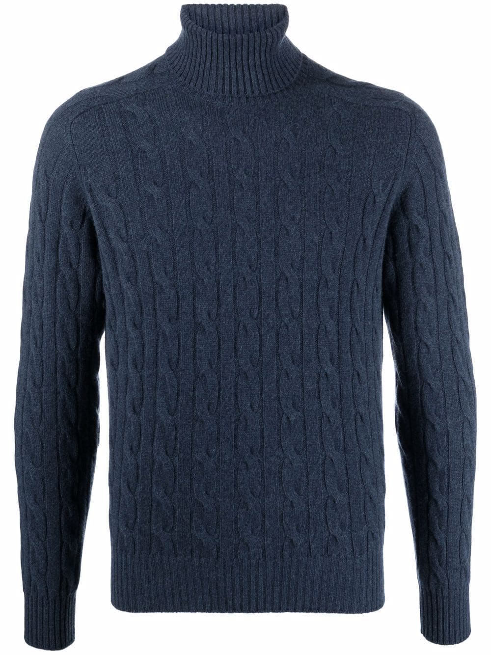 Cruciani cable-knit wool-cashmere jumper - Blue von Cruciani