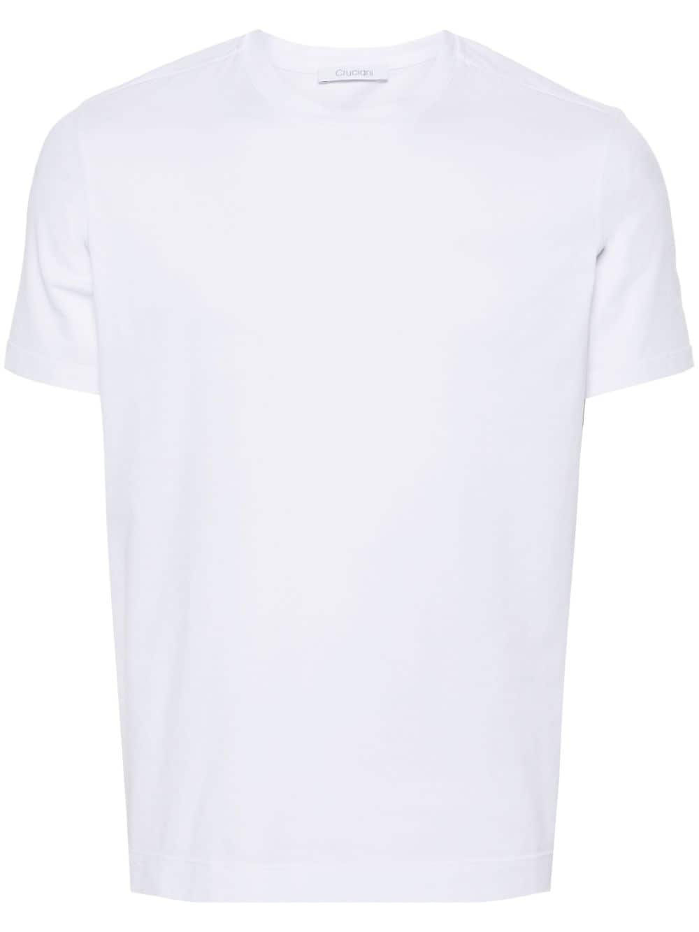 Cruciani cotton-blend T-shirt - White von Cruciani