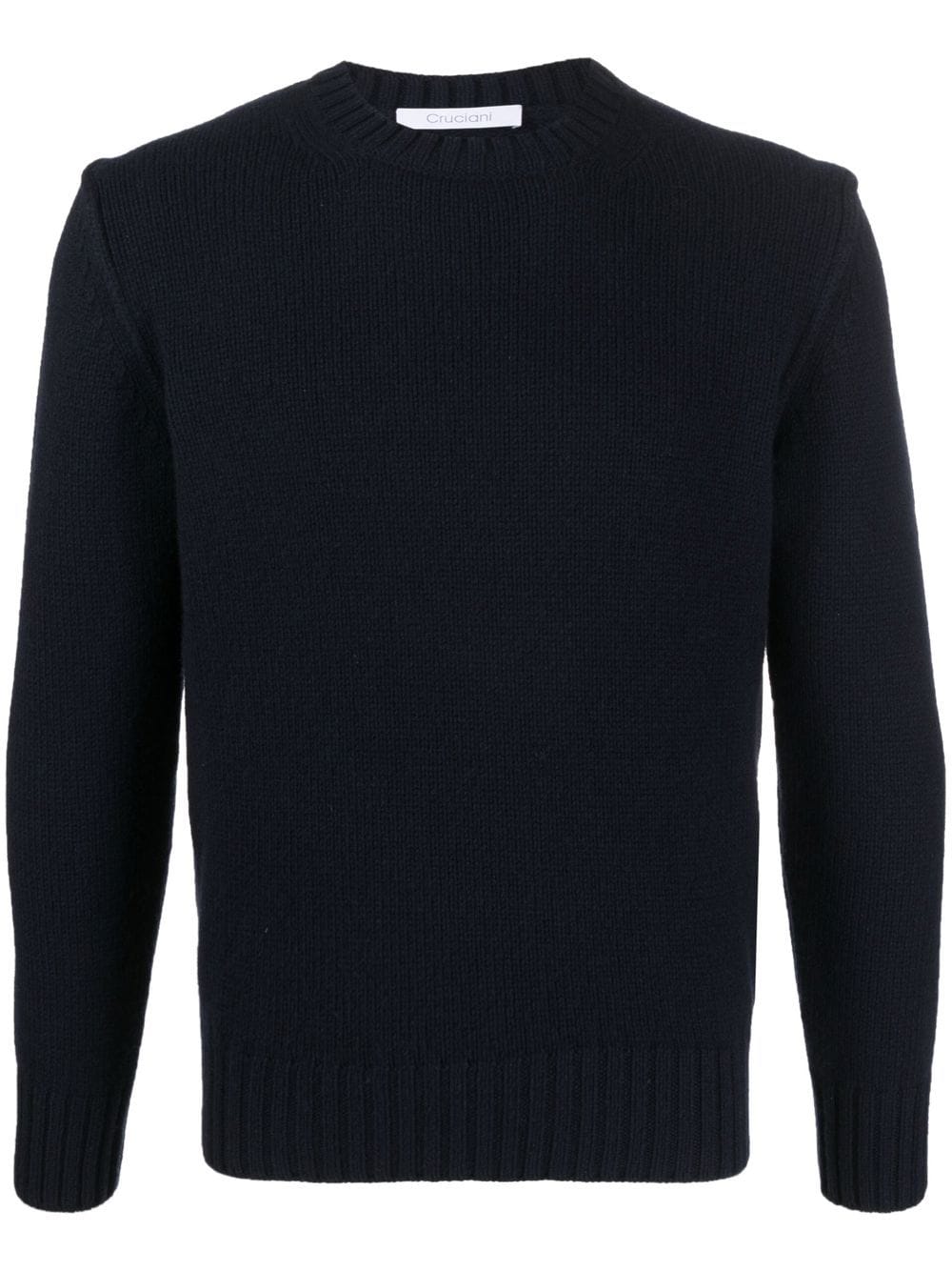 Cruciani crew-neck wool-cashmere jumper - Blue von Cruciani
