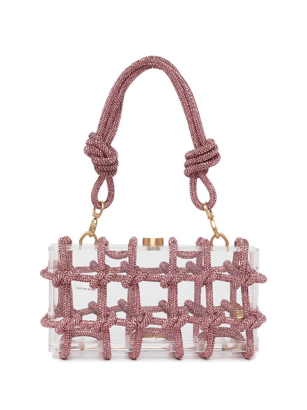 Cult Gaia Bess crystal-embellished shoulder bag - Pink von Cult Gaia