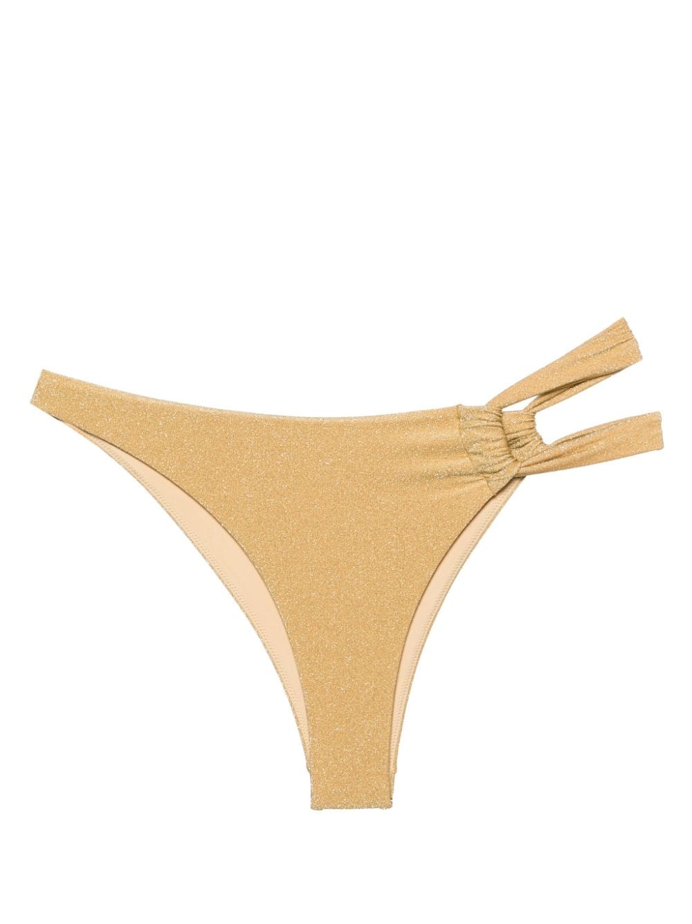 Cult Gaia Charmaine cut-out bikini bottoms - Gold von Cult Gaia