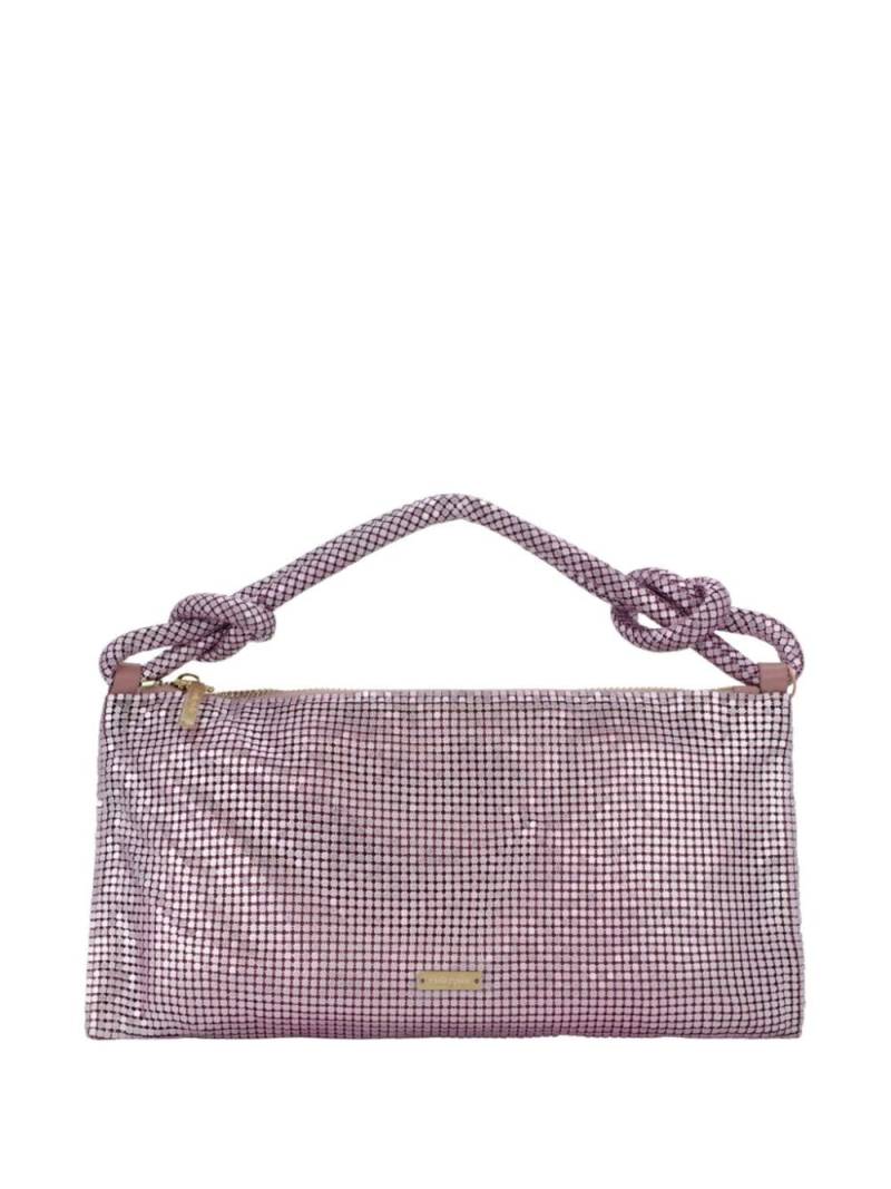 Cult Gaia Hera Nano metallic-effect shoulder bag - Pink von Cult Gaia