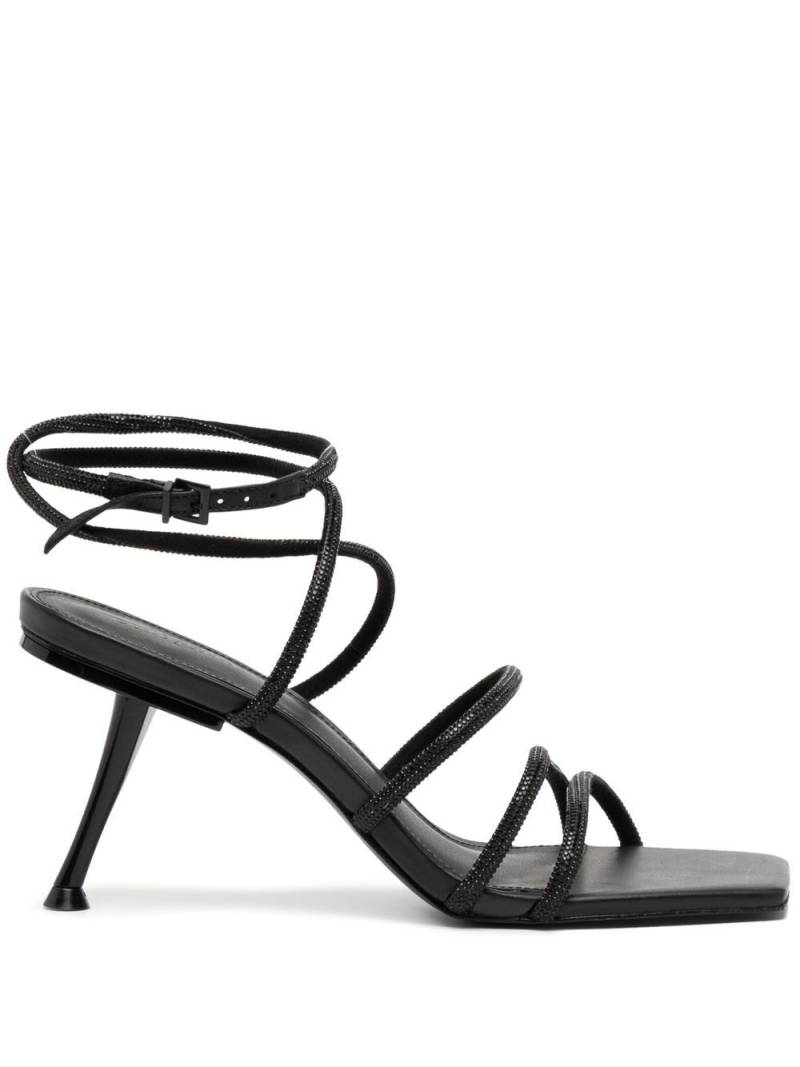 Cult Gaia Isa strappy heeled sandals - Black von Cult Gaia