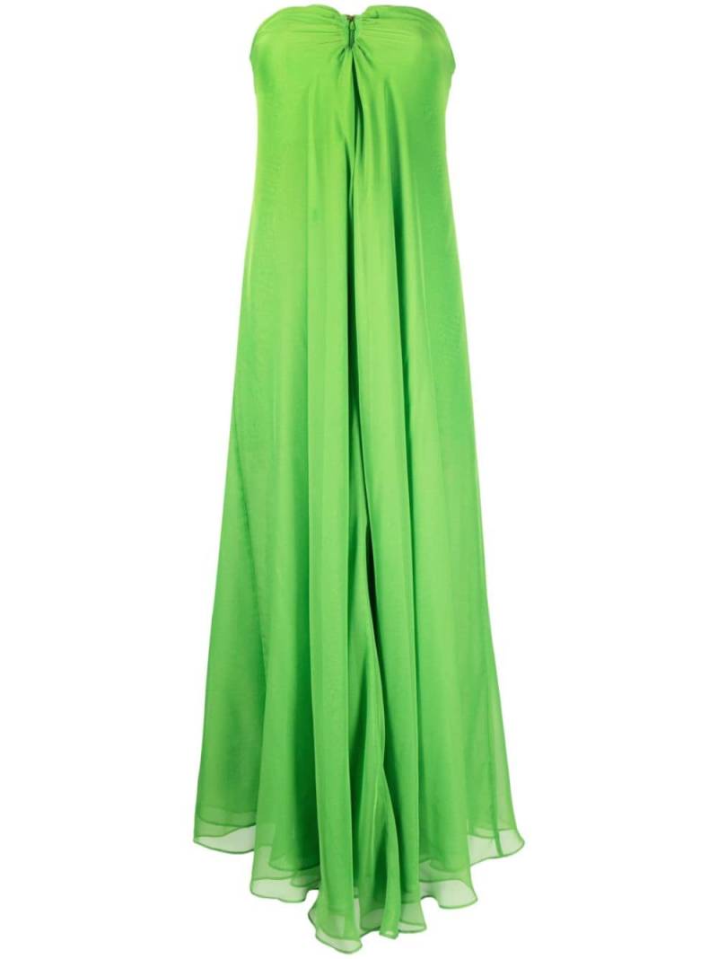 Cult Gaia Janelle strapless gown - Green von Cult Gaia