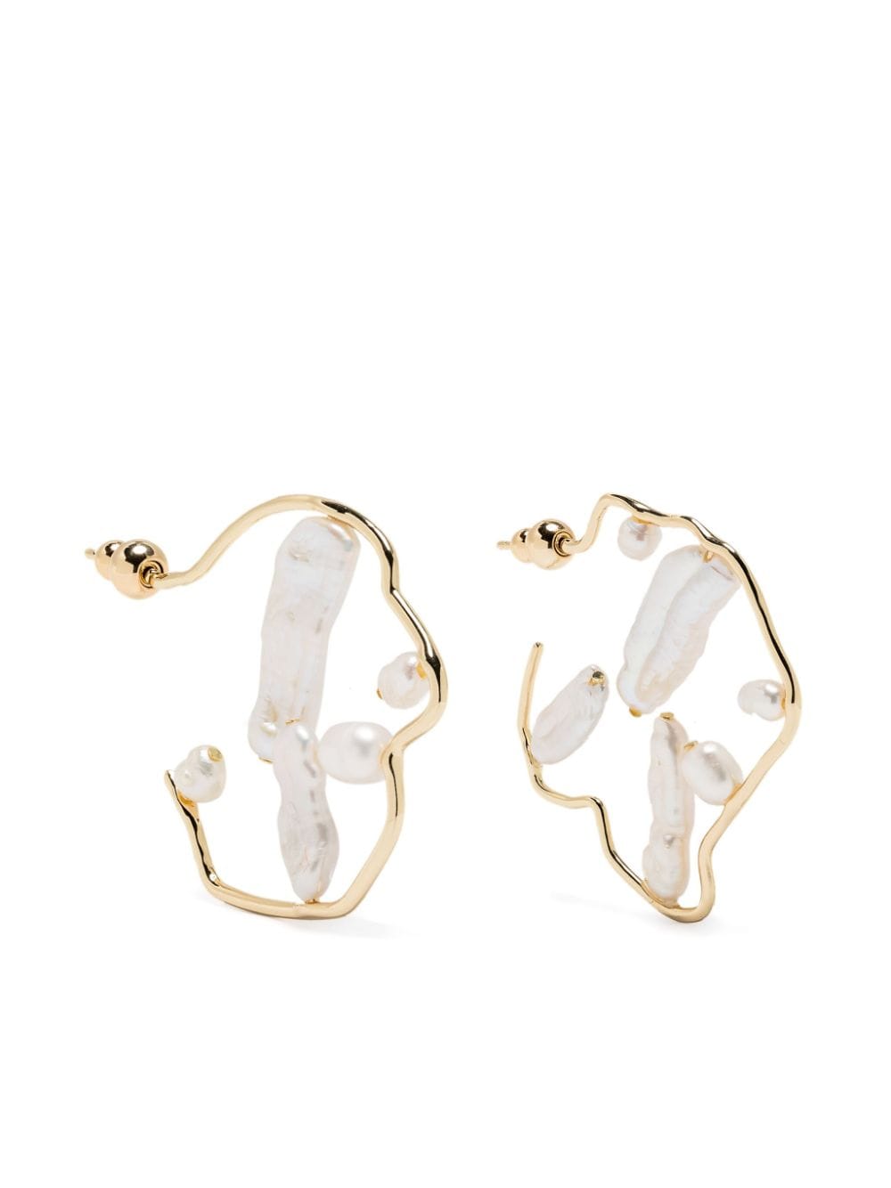 Cult Gaia Juana pearl earrings - Gold von Cult Gaia