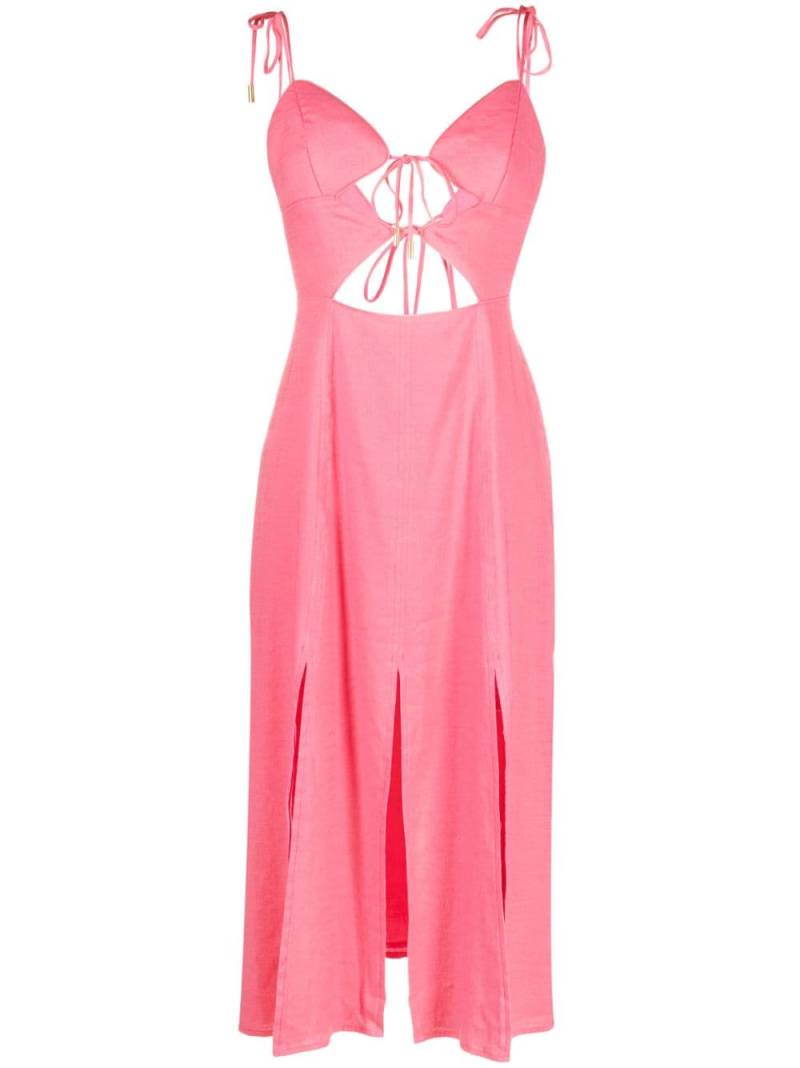 Cult Gaia Liv cut-out midi dress - Pink von Cult Gaia