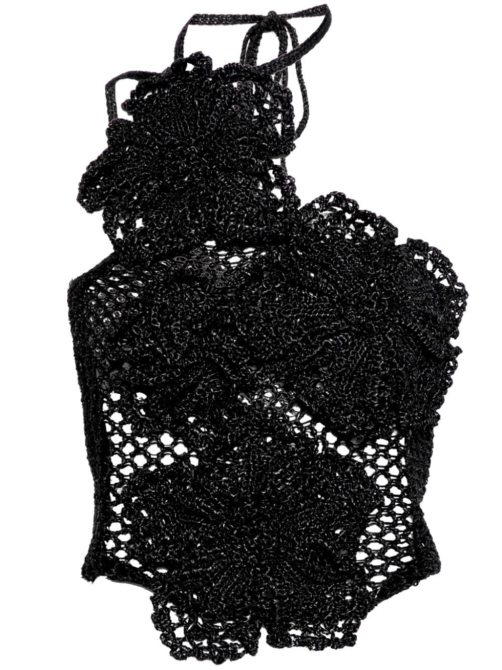 Cult Gaia Nazanin crochet top - Black von Cult Gaia