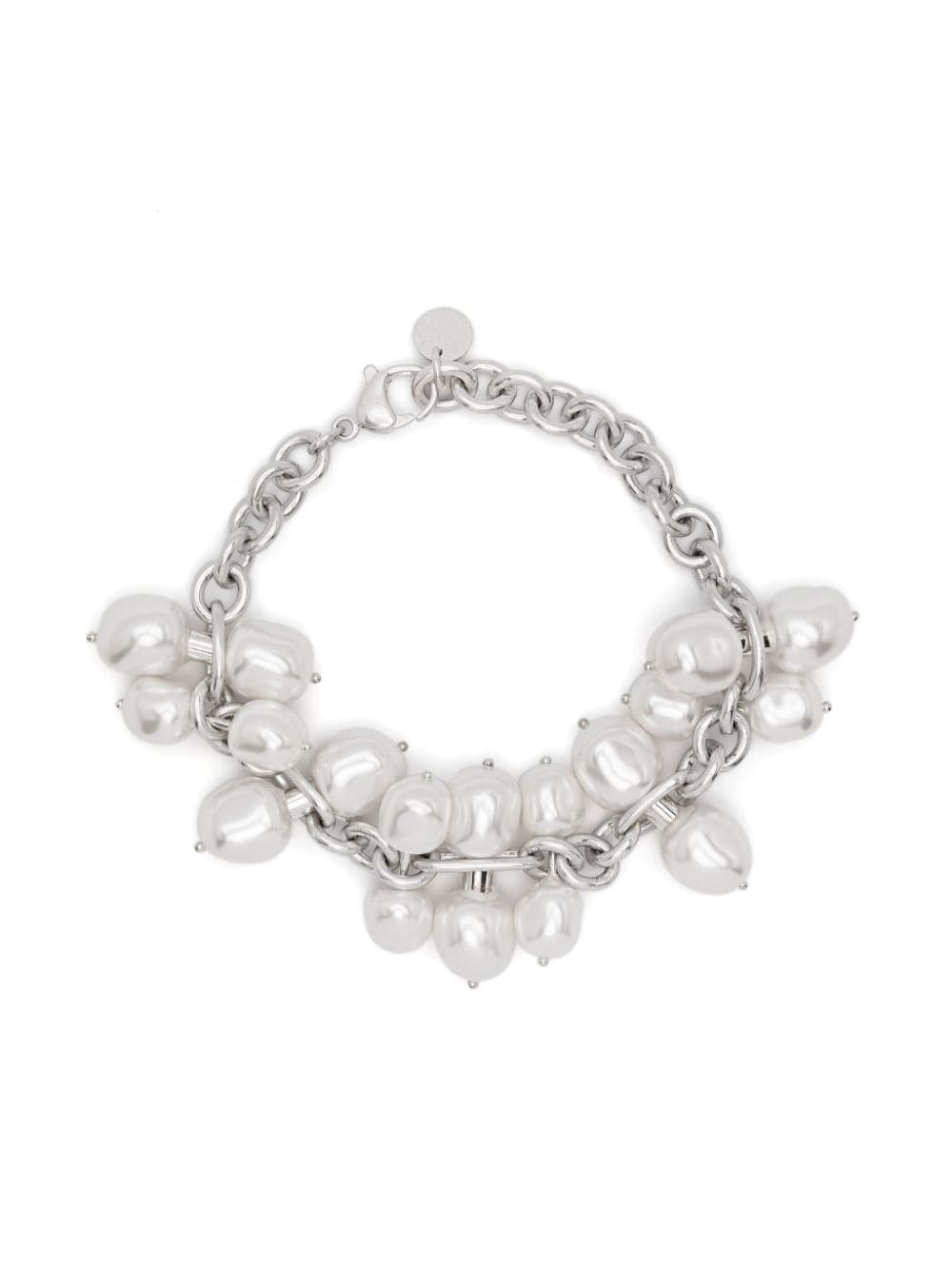 Cult Gaia faux-pearl bracelet - Silver