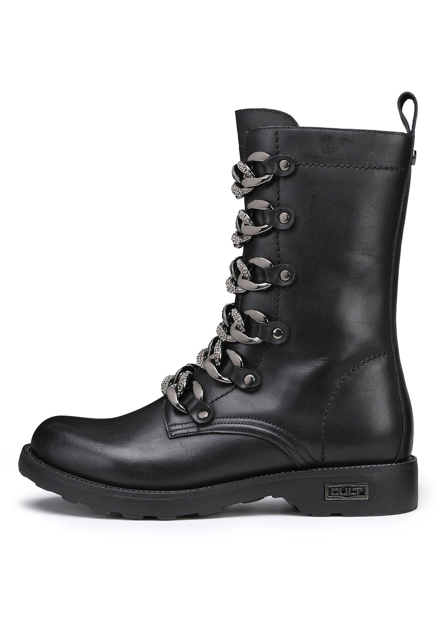 Stiefel Damen Schwarz 38 von Cult