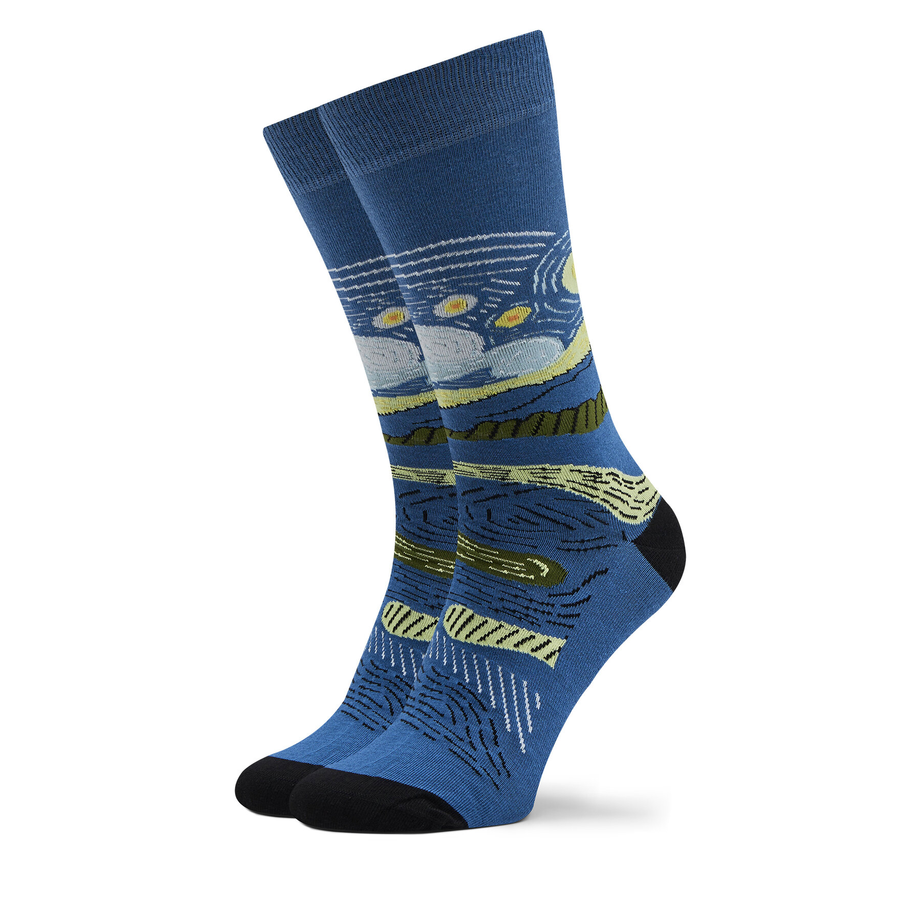 Hohe Unisex-Socken Curator Socks Starry Blau von Curator Socks