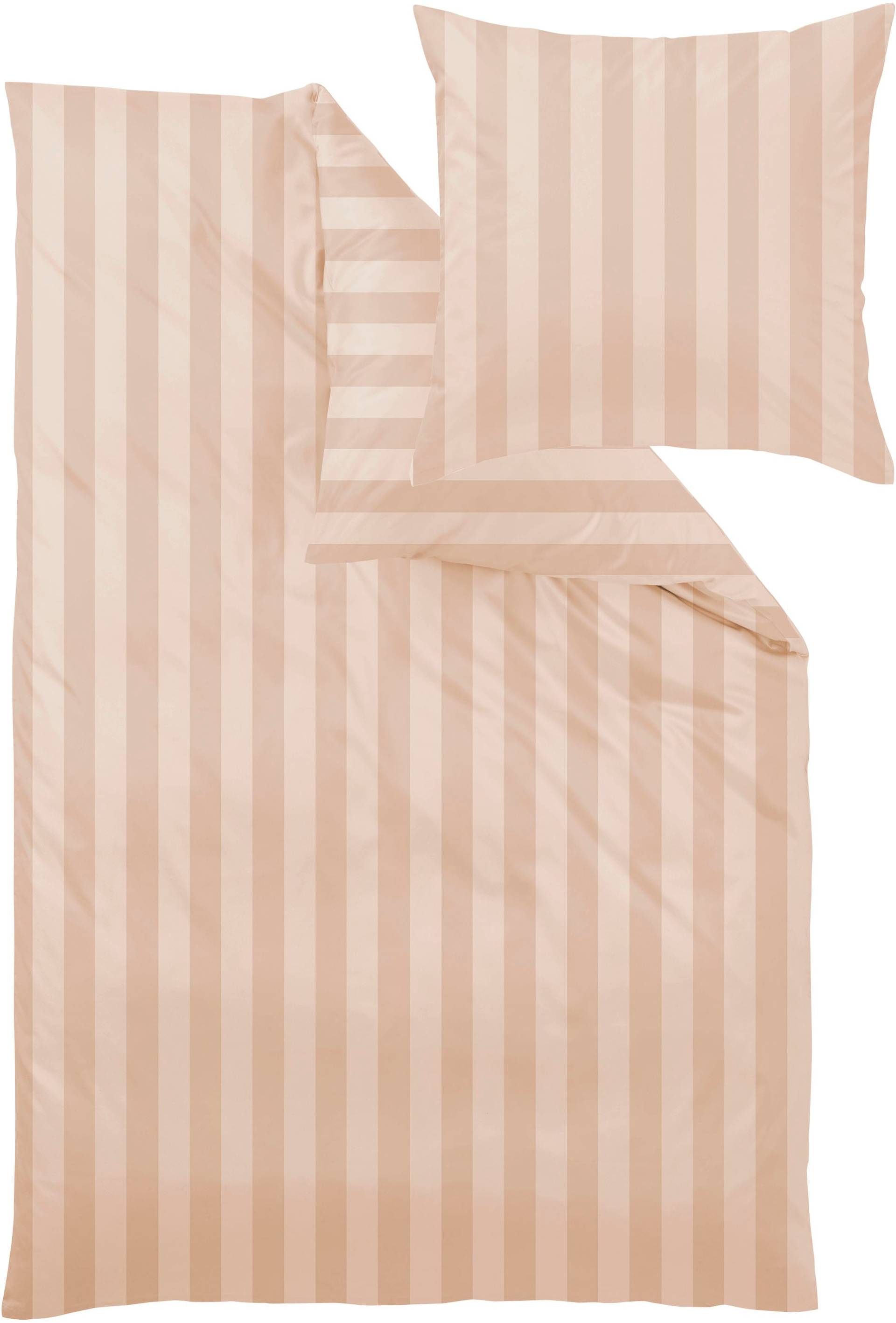 Curt Bauer Bettwäsche »Como in Gr. 135x200, 155x220 oder 200x200 cm«, Bettwäsche aus Baumwolle, gestreifte Bettwäsche mit Reissverschluss Curt Bauer Bettwäsche »Como in Gr. 135x200, 155x220 oder 200x200 cm«, Bettwäsche aus Baumwolle, gestreifte Bettwäsche mit Reissverschluss von Curt Bauer