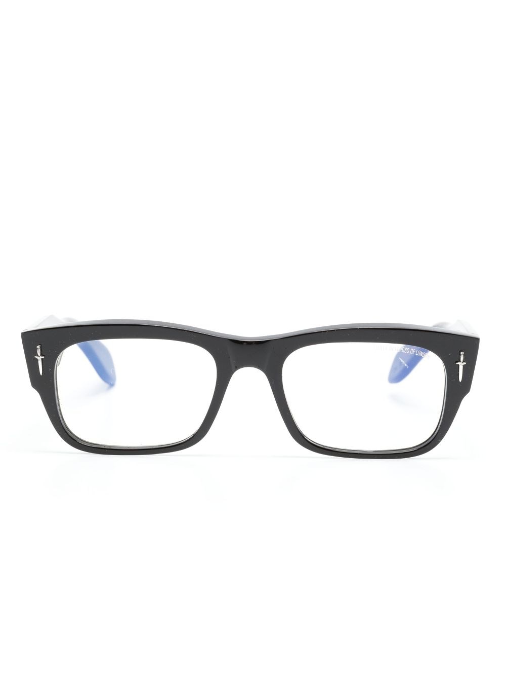 Cutler & Gross clear-lenses square-frame glasses - Black von Cutler & Gross