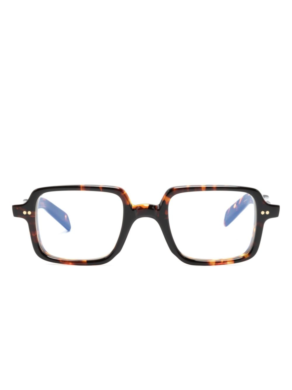 Cutler & Gross tortoiseshell-effect square-frame glasses - Brown von Cutler & Gross