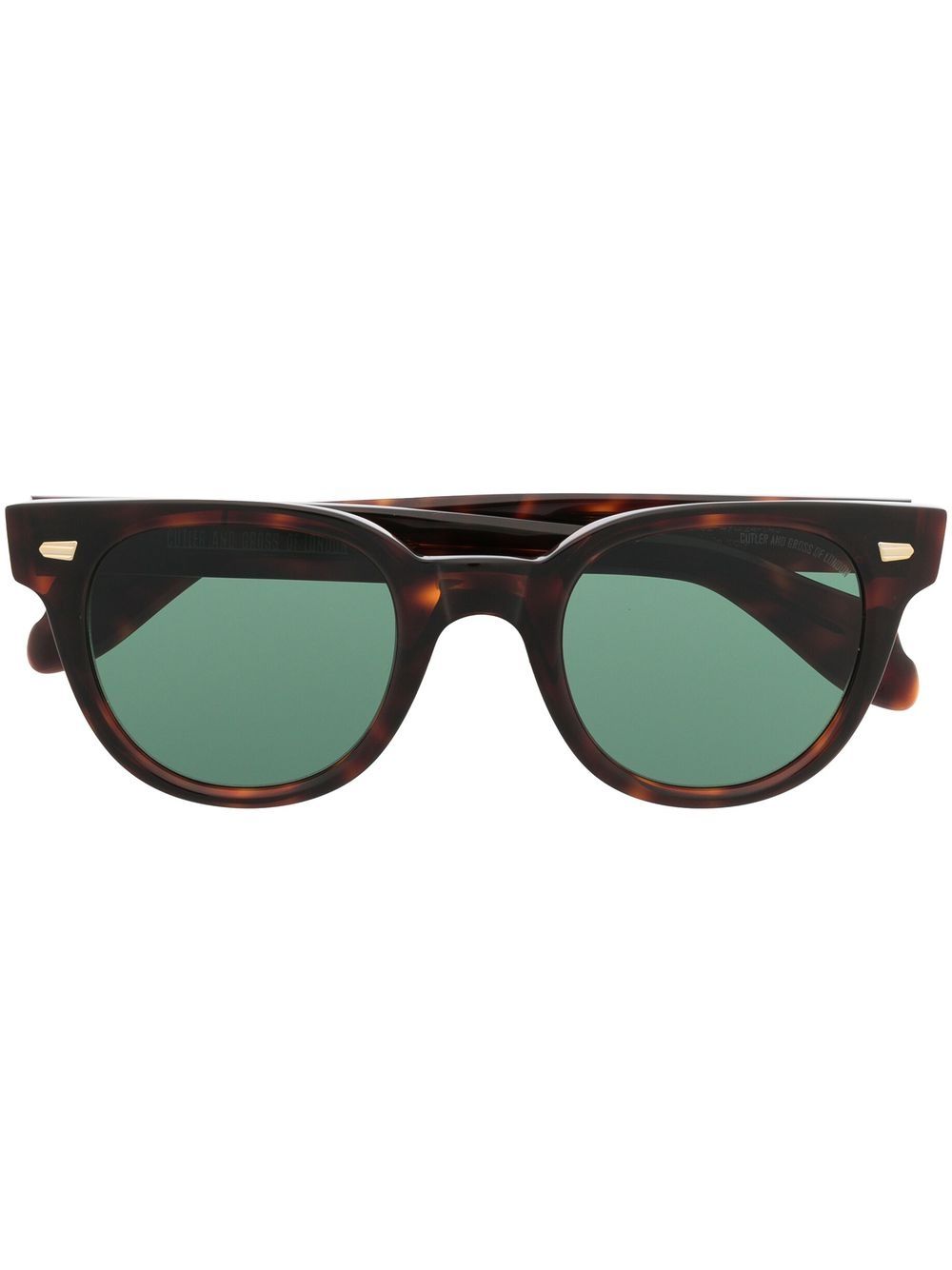 Cutler & Gross tortoiseshell effect sunglasses - Brown von Cutler & Gross