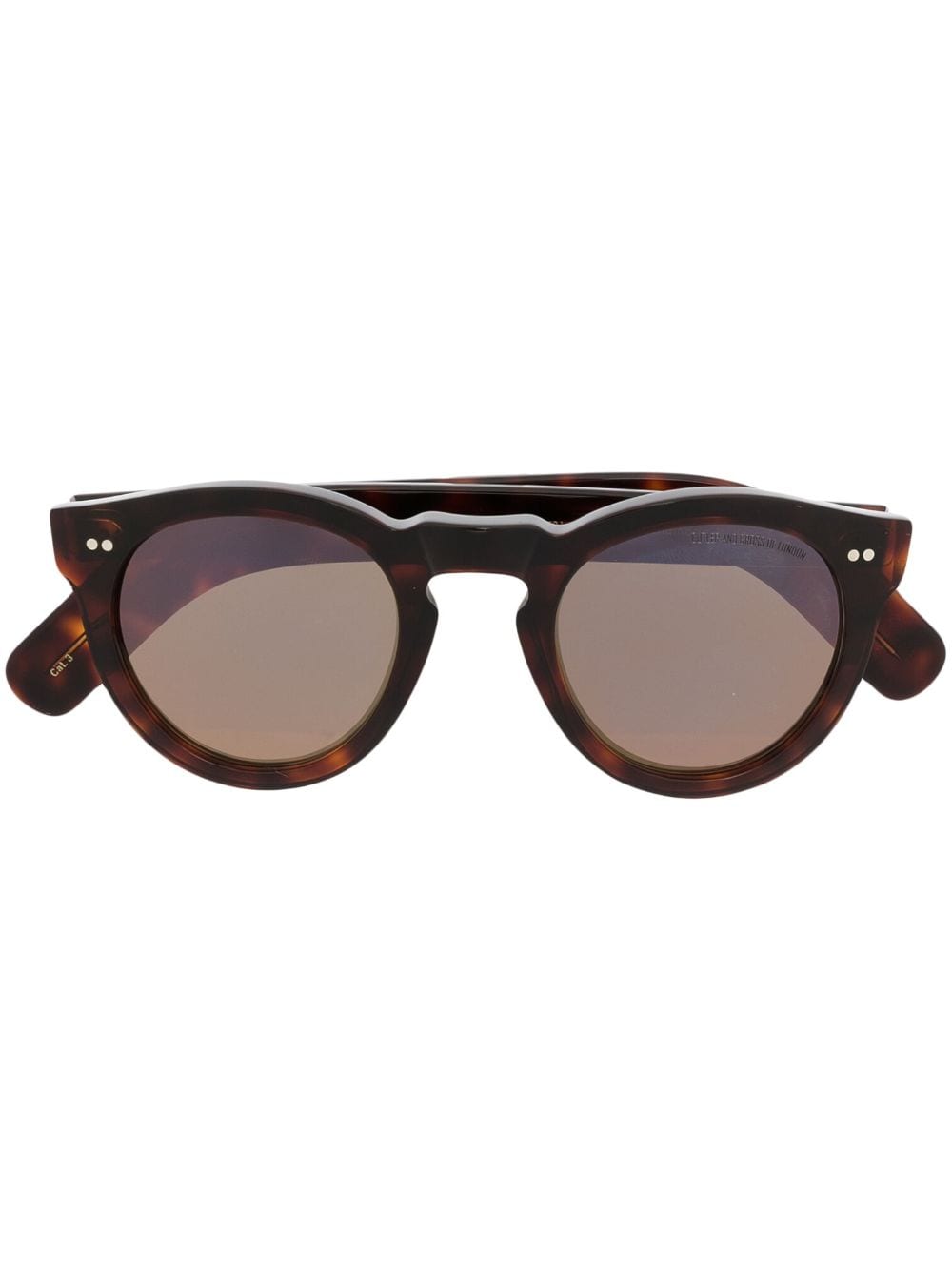 Cutler & Gross tortoiseshell pantos-frame sunglasses - Brown von Cutler & Gross