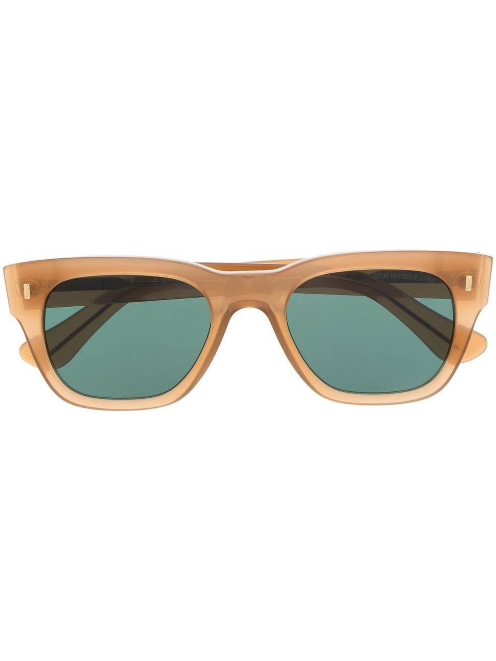 Cutler & Gross translucent square-frame sunglasses - Brown von Cutler & Gross