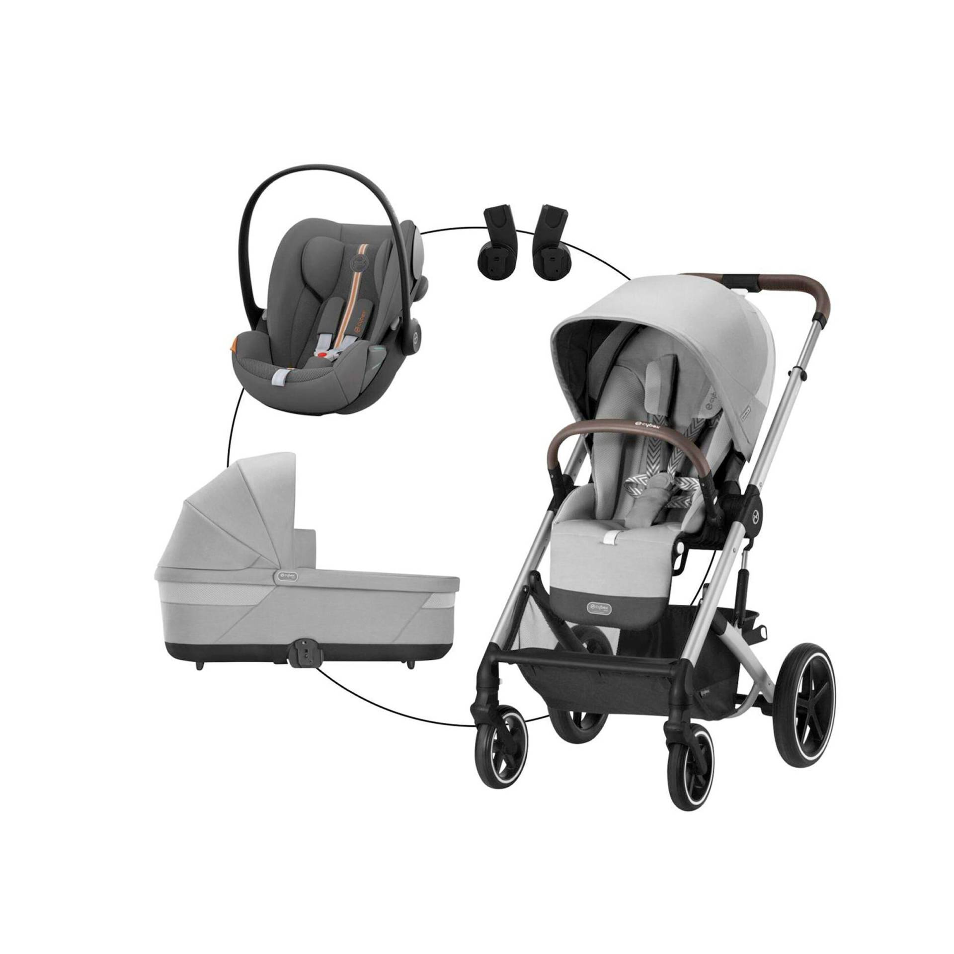 Kombikinderwagen Balios S Lux Trio-Set inkl. Babyschale Cloud G i-Size von Cybex