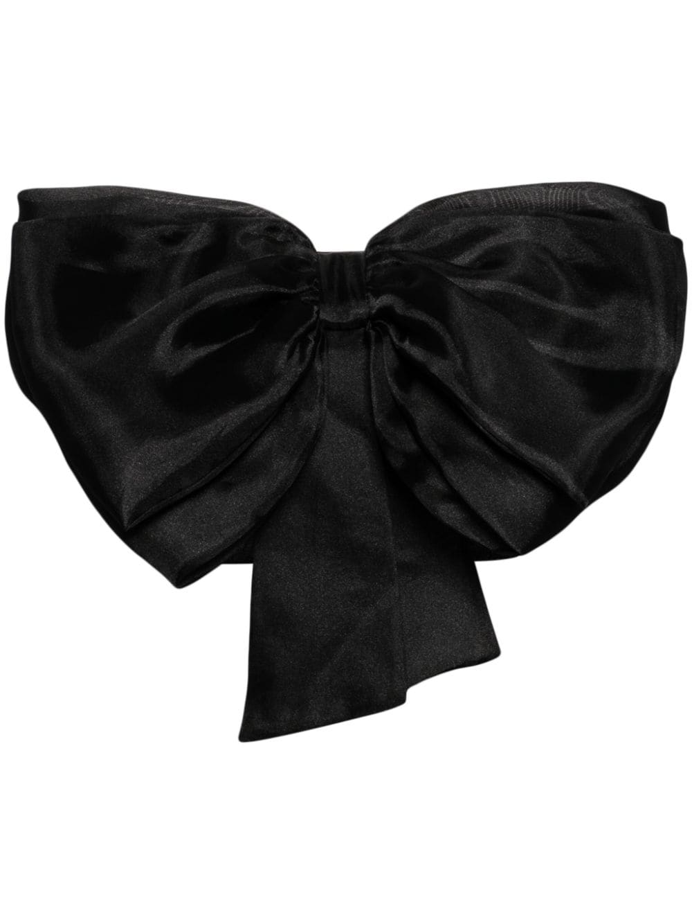 Cynthia Rowley Cupid's Bow bandeau top - Black von Cynthia Rowley