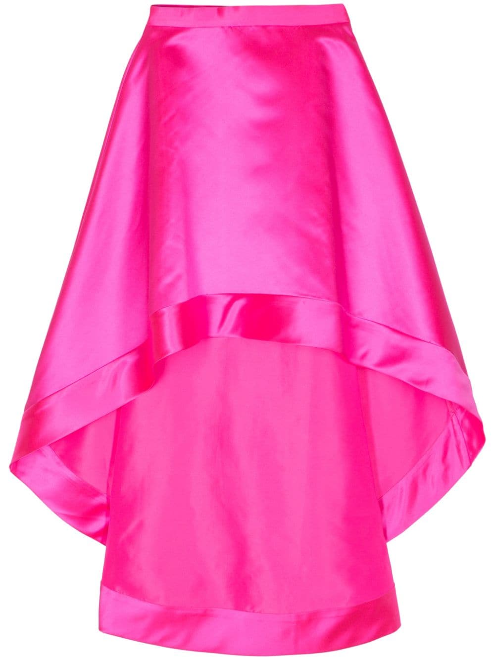 Cynthia Rowley Livia satin midi skirt - Pink von Cynthia Rowley