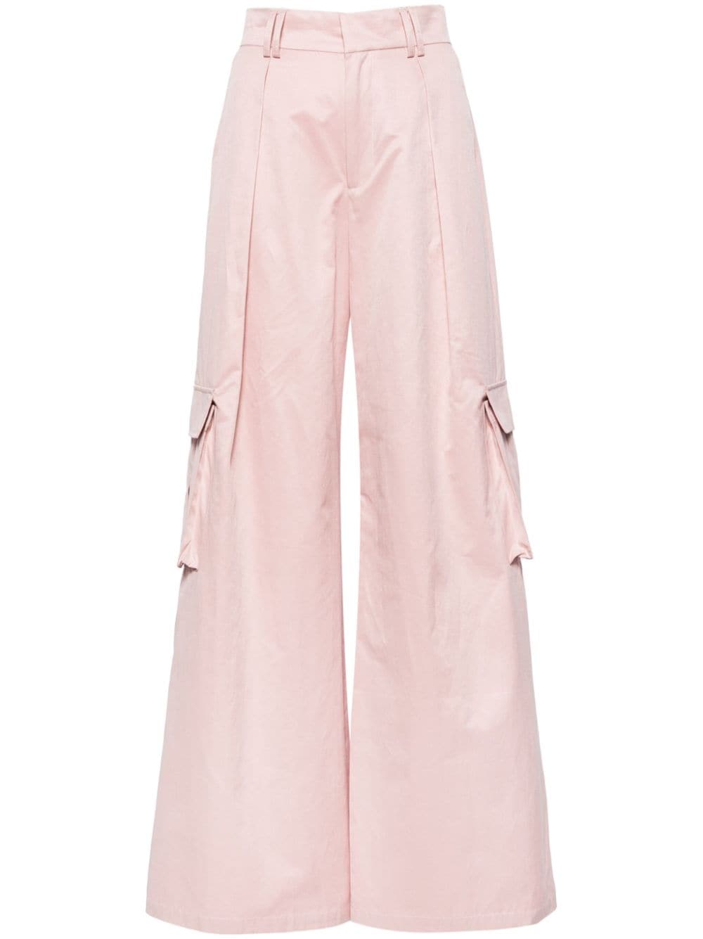 Cynthia Rowley Marbella wide-leg cargo trousers - Pink von Cynthia Rowley