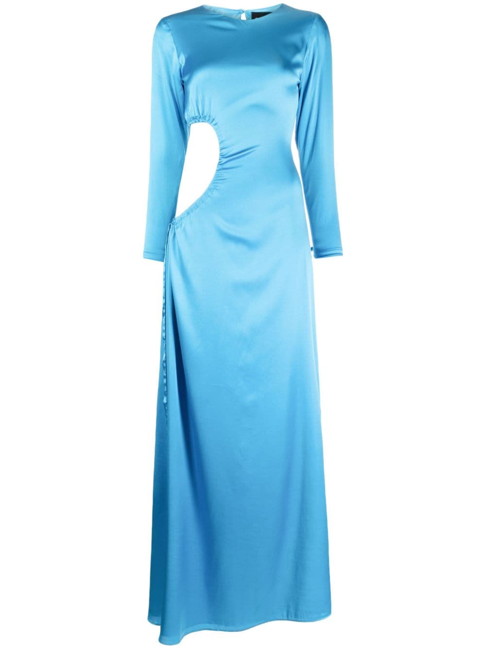 Cynthia Rowley Striking silk maxi dress - Blue von Cynthia Rowley