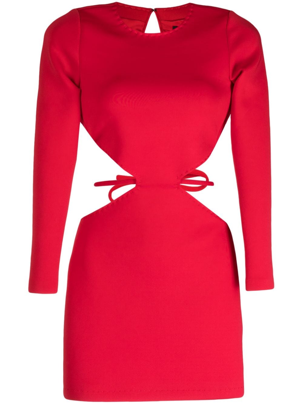 Cynthia Rowley cut-out long-sleeved minidress - Red von Cynthia Rowley