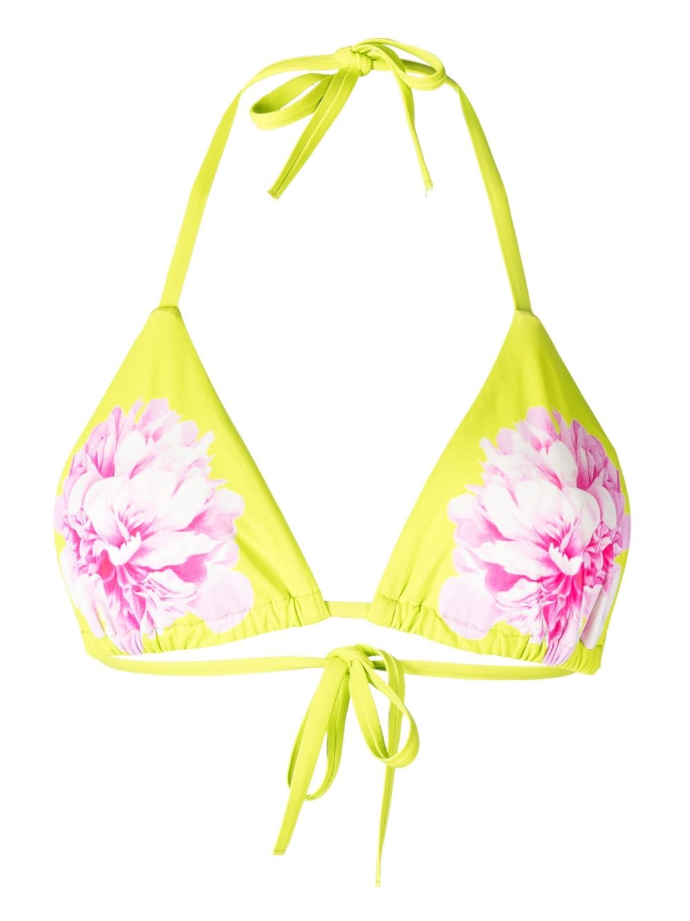 Cynthia Rowley floral-print bikini top - Green von Cynthia Rowley