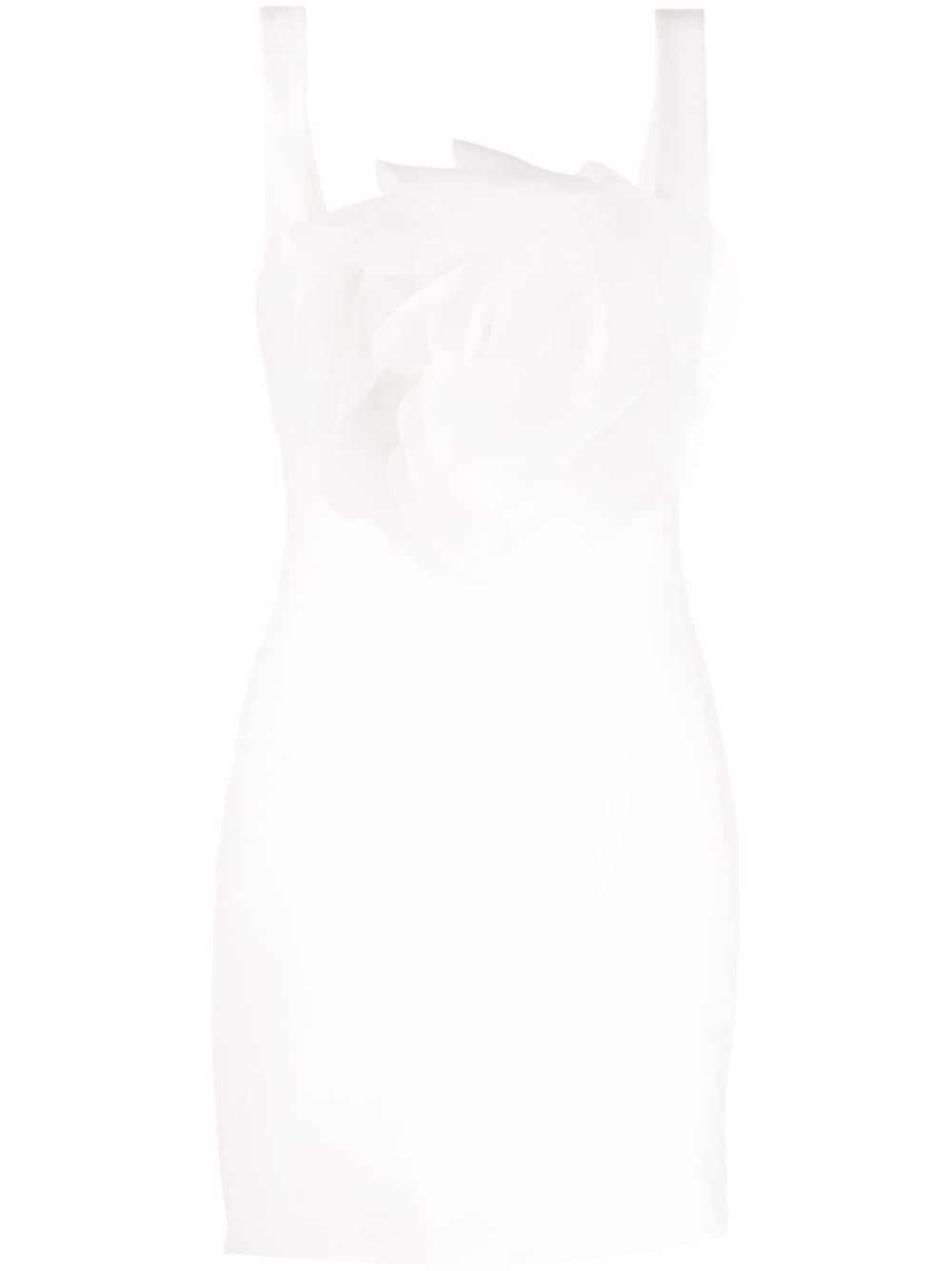 Cynthia Rowley flower-appliqué sleeveless minidress - White von Cynthia Rowley