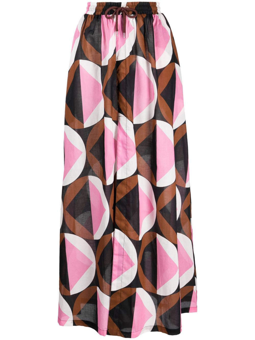 Cynthia Rowley graphic-print high-waist skirt - Pink von Cynthia Rowley