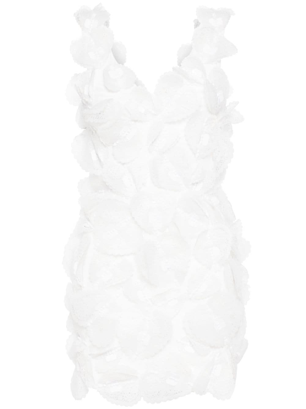 Cynthia Rowley lace-appliqué mini dress - White von Cynthia Rowley
