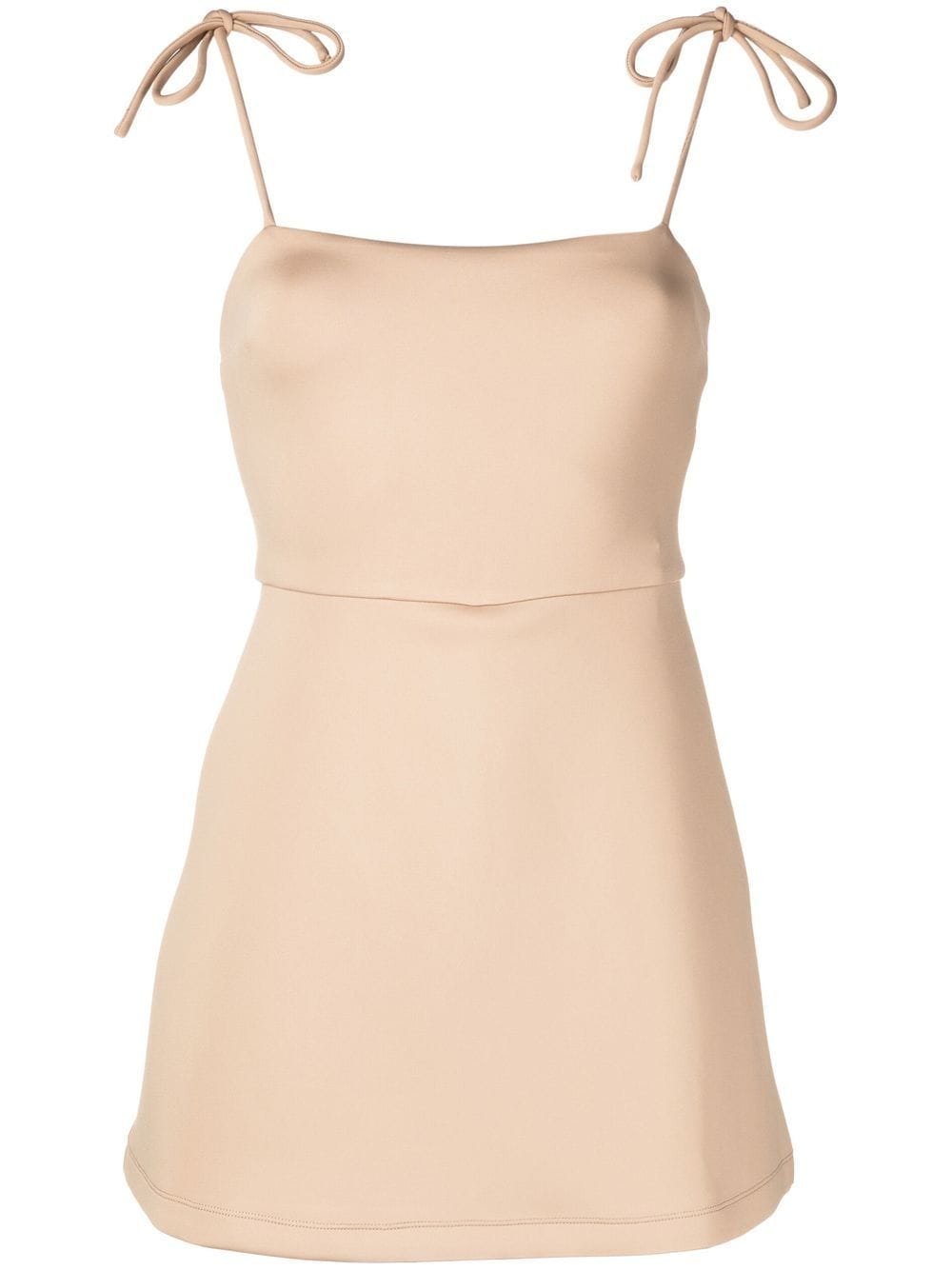 Cynthia Rowley square-neck sleeveless mini dress - Neutrals von Cynthia Rowley