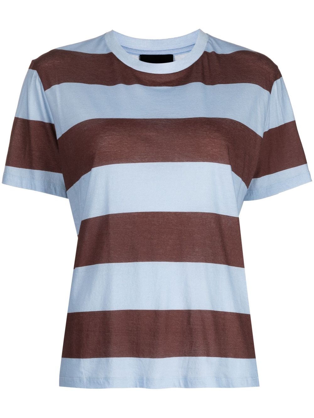 Cynthia Rowley stripe-print cotton T-shirt - Blue von Cynthia Rowley