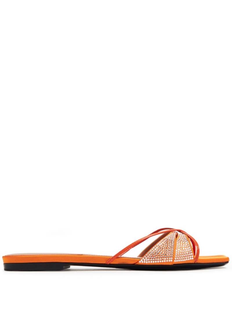 D'ACCORI embellished flat sandals - Orange von D'ACCORI