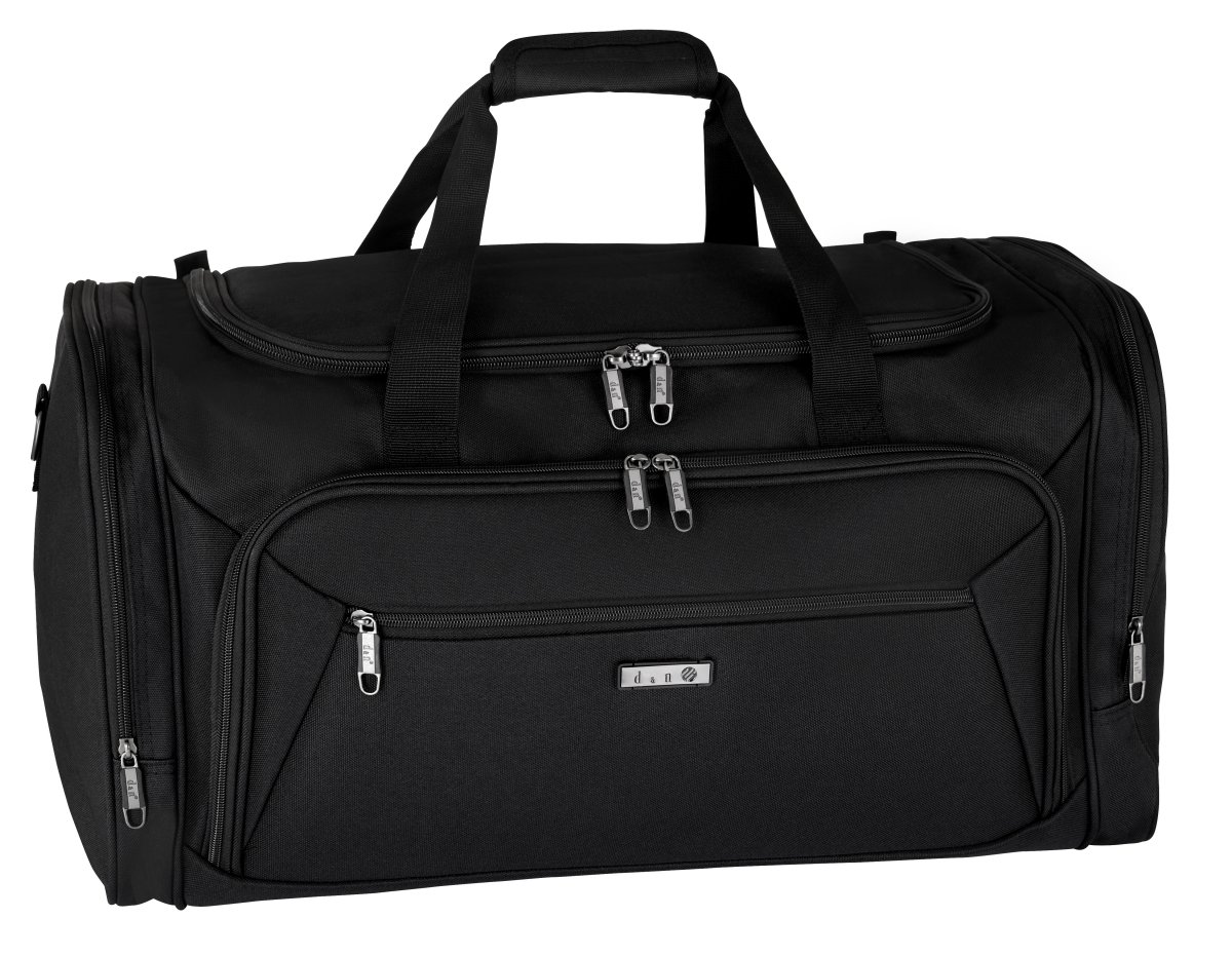 Bags & More, Reisetasche aus Polyester in Schwarz von D&N