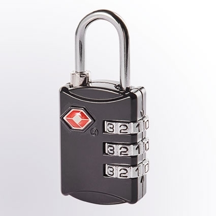 Bags & More - TSA Zahlenschloss aus Metall in Schwarz Bags & More - TSA Zahlenschloss aus Metall in Schwarz von D&N