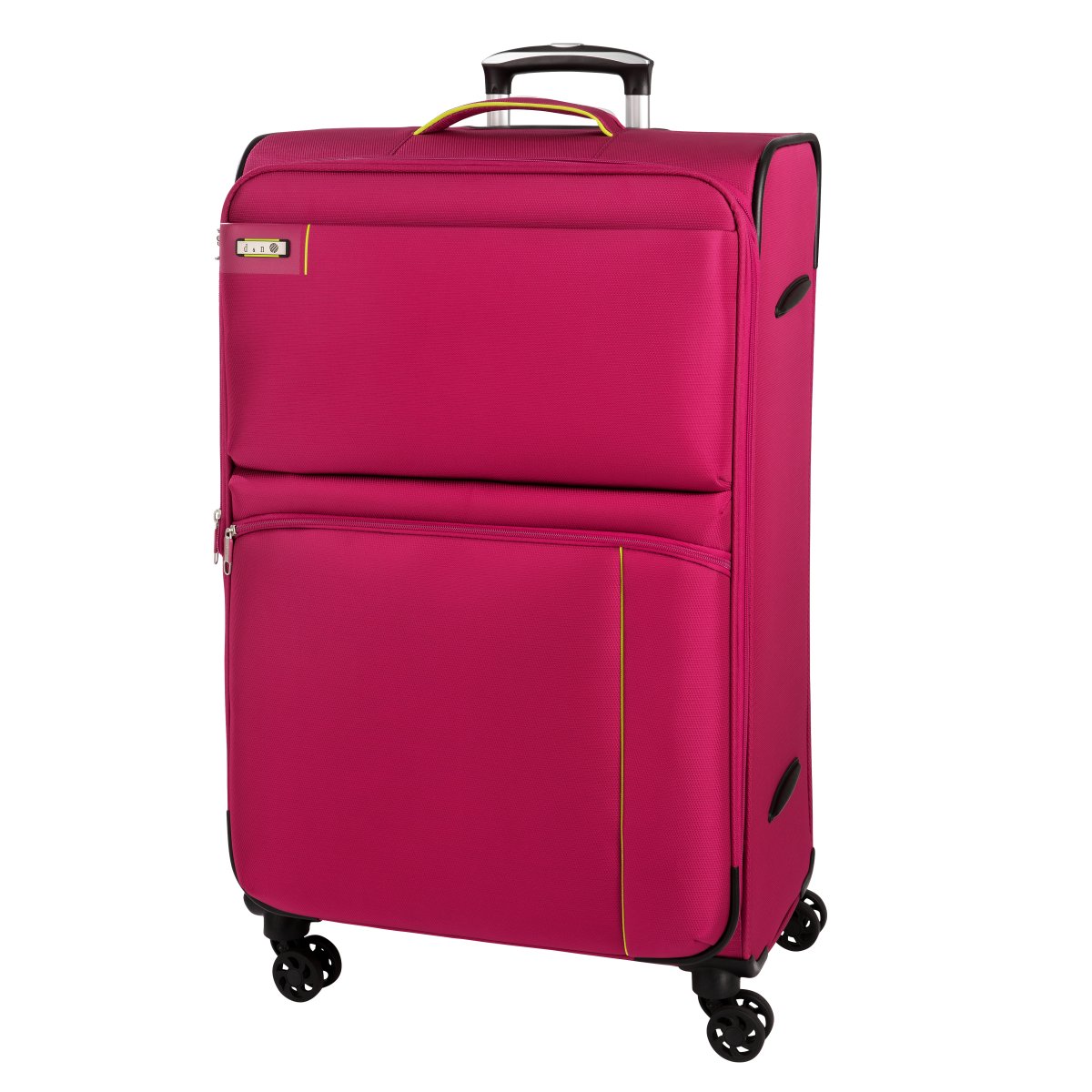 Travel Line 6704 - Einzelkoffer M in pink von D&N