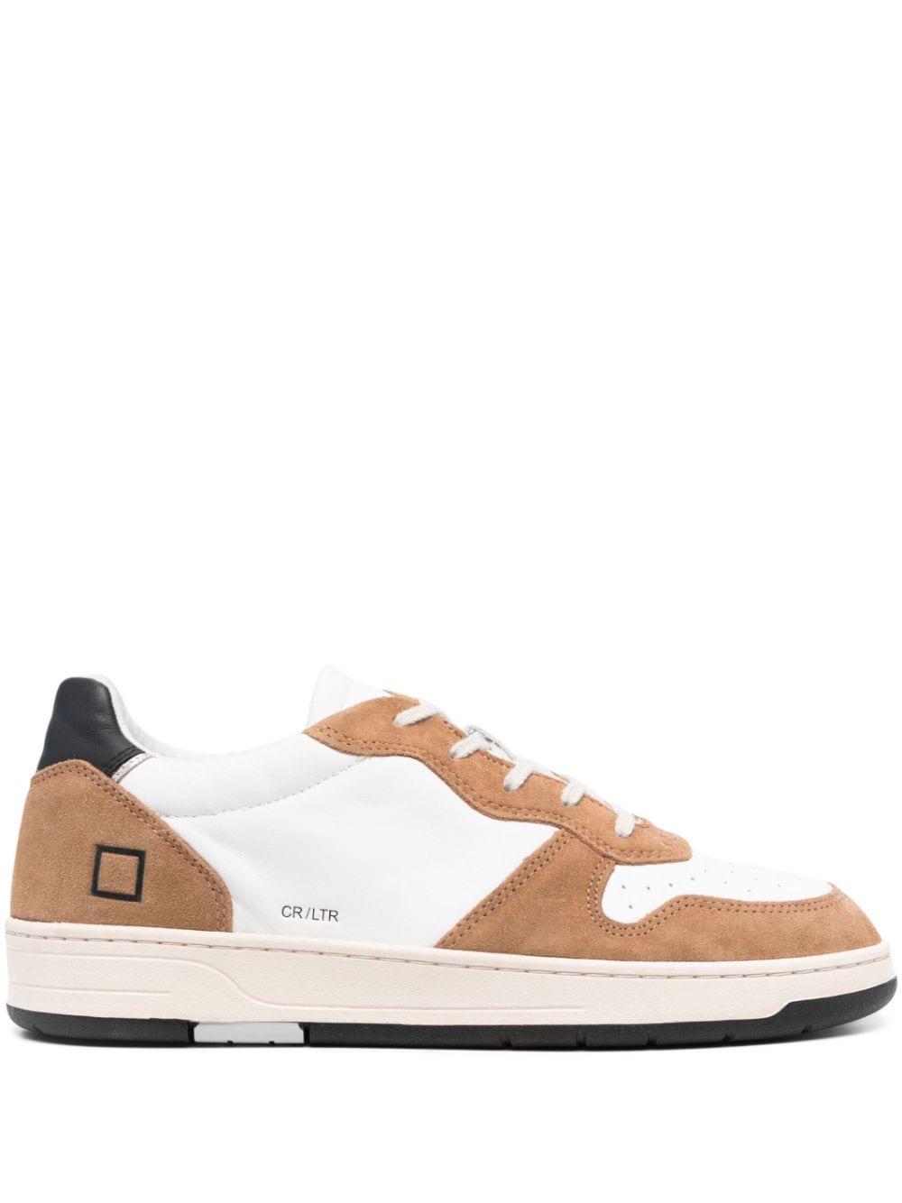 D.A.T.E. lace-up suede-panelled sneakers - White von D.A.T.E.