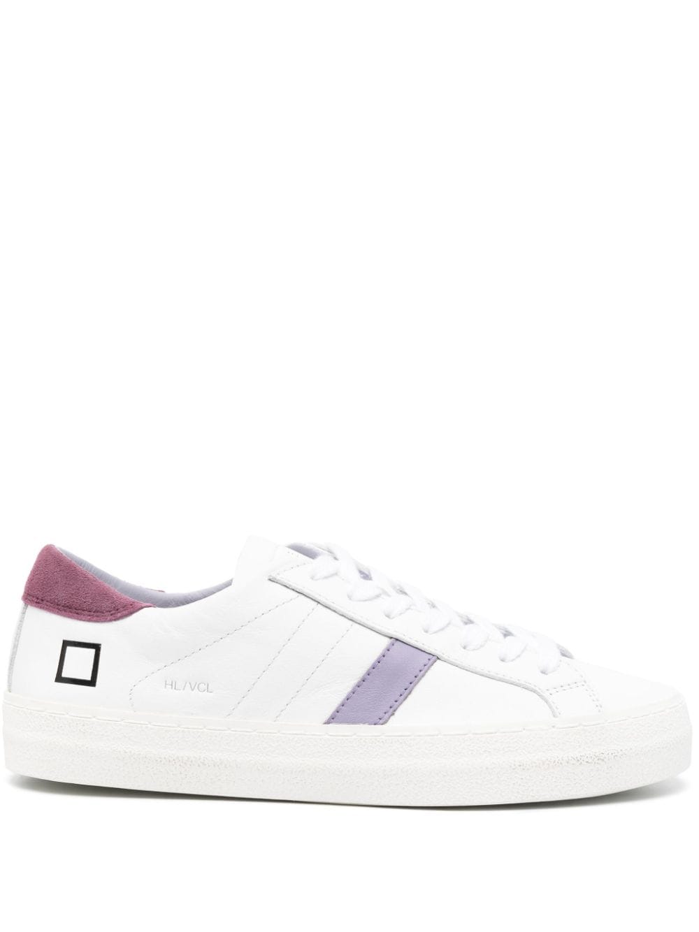 D.A.T.E. logo-debossed leather sneakers - White von D.A.T.E.