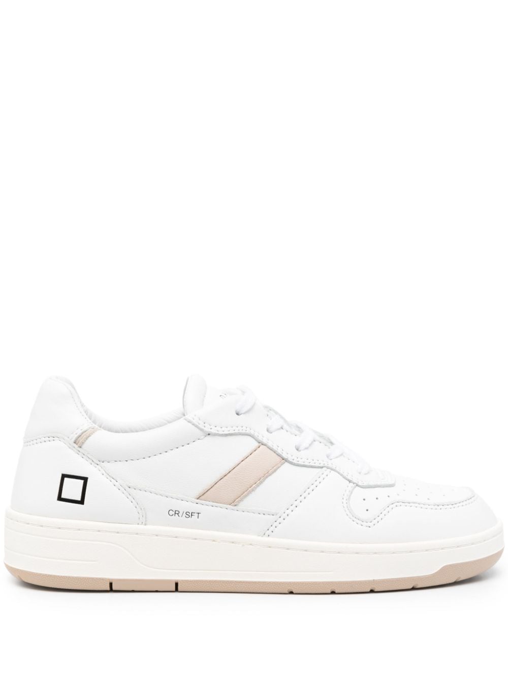 D.A.T.E. logo-debossed leather sneakers - White von D.A.T.E.