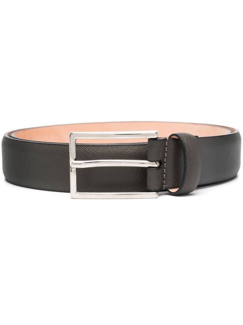 D4.0 buckle-fastening leather belt - Grey von D4.0