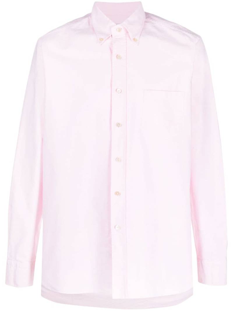 D4.0 button-down collar cotton shirt - Pink von D4.0