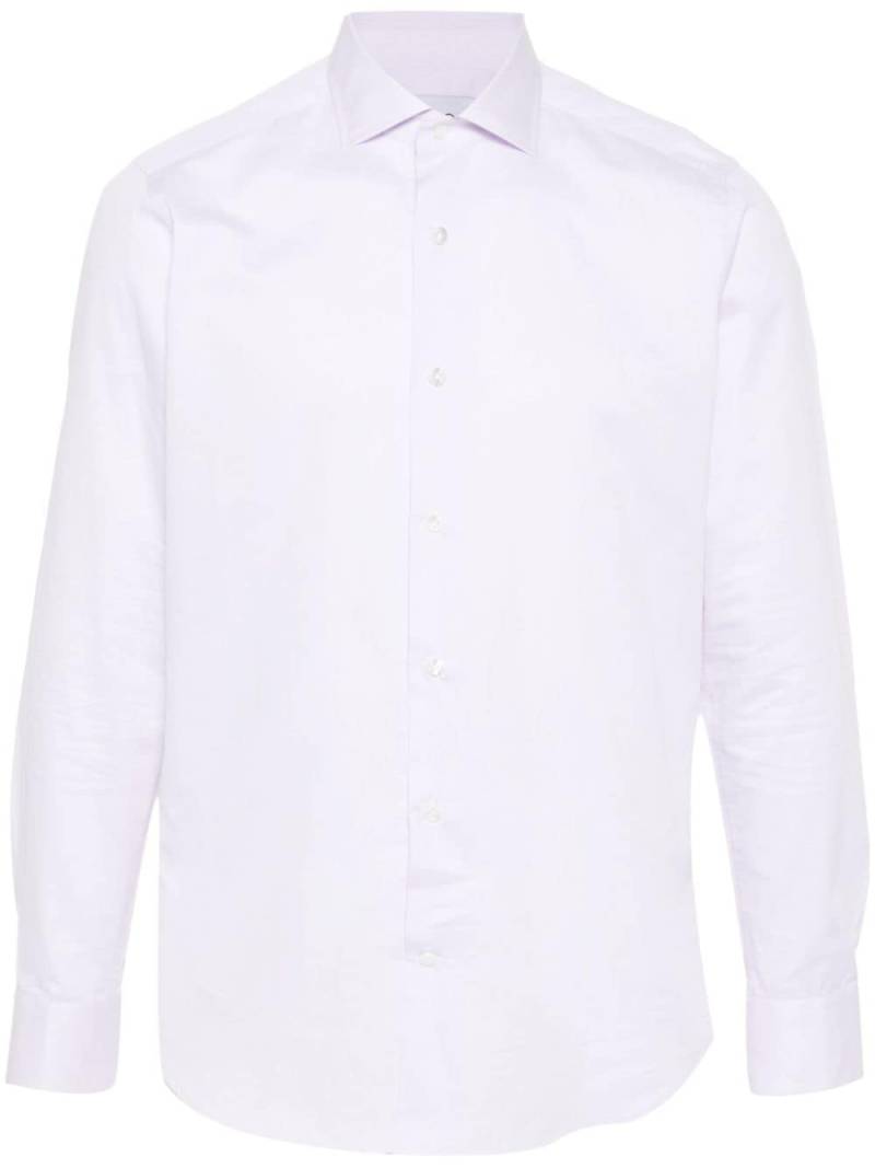 D4.0 classic-collar cotton shirt - Pink von D4.0