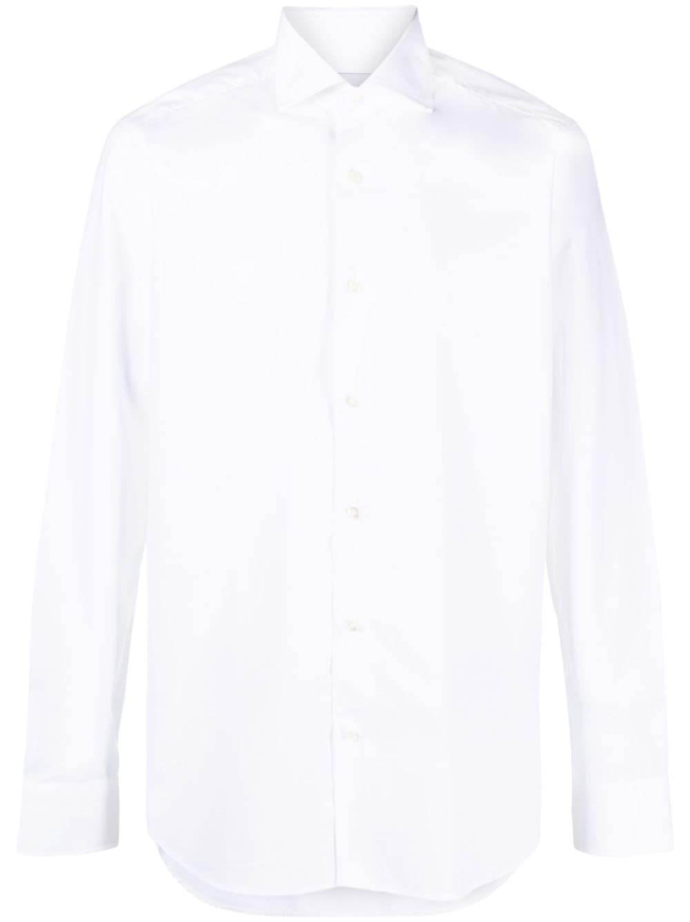 D4.0 long-sleeve cotton shirt - White von D4.0