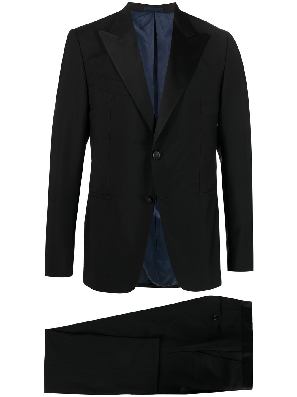 D4.0 single-breasted two-piece suit - Black von D4.0