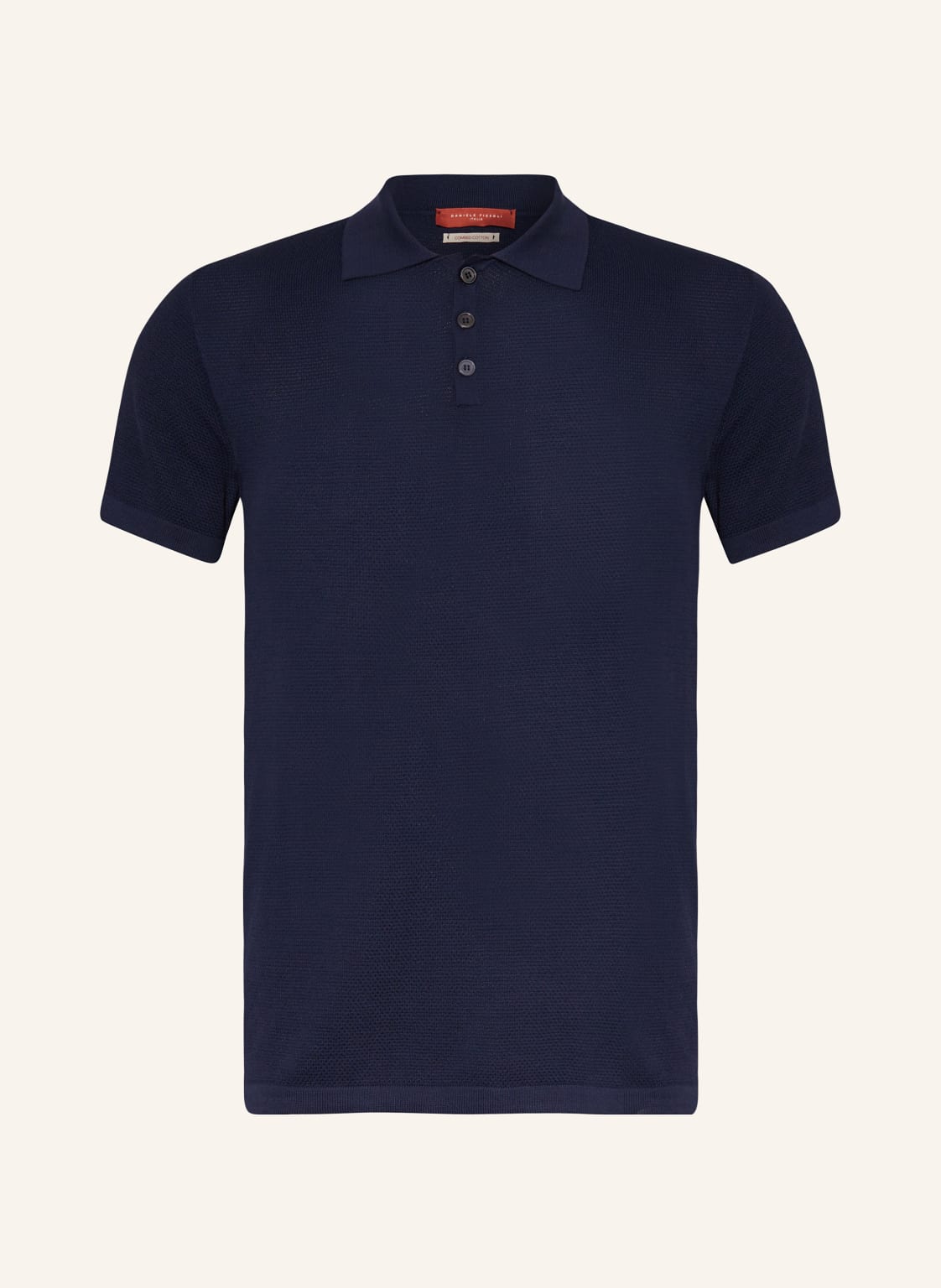 Daniele Fiesoli Piqué-Poloshirt blau von DANIELE FIESOLI