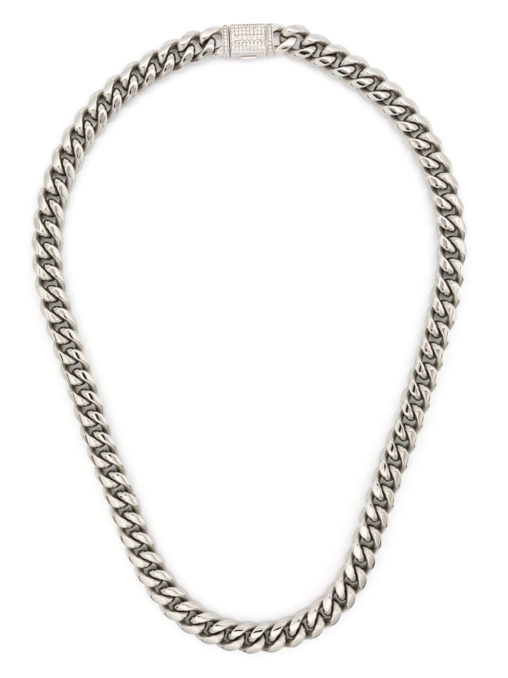 DARKAI Cuban choker necklace - Silver von DARKAI